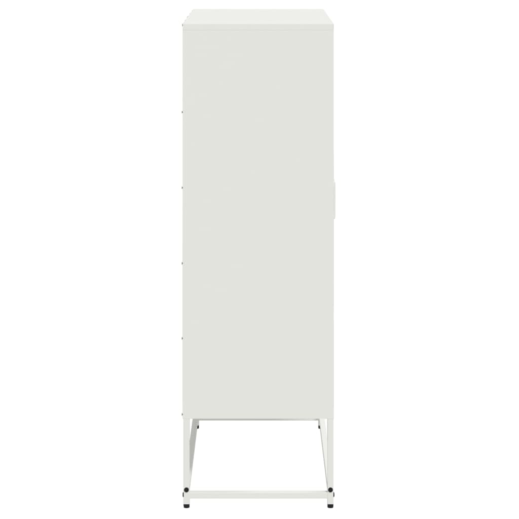 Hoge kast 68,5x38,5x123,5 cm staal roze is nu te koop bij PeponiXL, paradijselijk wonen!
