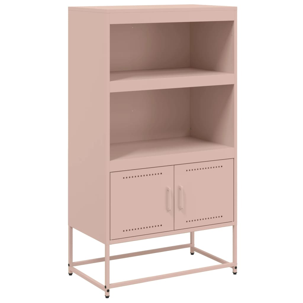 Hoge kast 68,5x38,5x107 cm staal mosterdgeel is nu te koop bij PeponiXL, paradijselijk wonen!