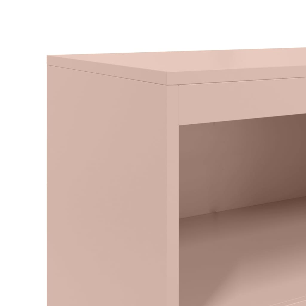Hoge kast 68,5x38,5x107 cm staal mosterdgeel is nu te koop bij PeponiXL, paradijselijk wonen!