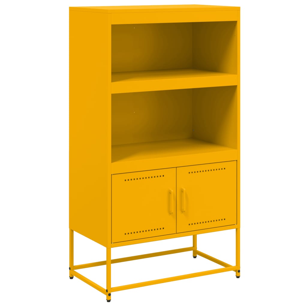 Hoge kast 68,5x38,5x107 cm staal wit is nu te koop bij PeponiXL, paradijselijk wonen!