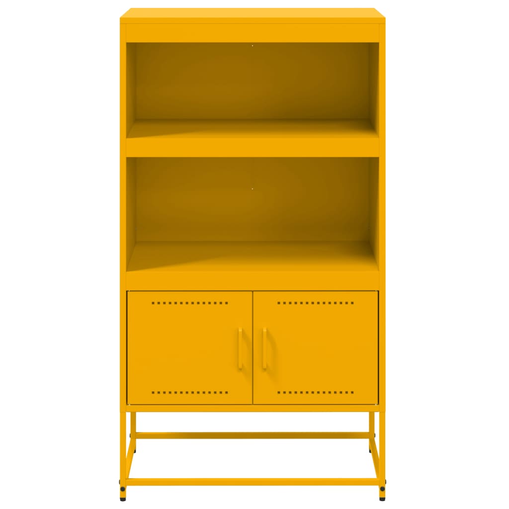 Hoge kast 68,5x38,5x107 cm staal wit is nu te koop bij PeponiXL, paradijselijk wonen!