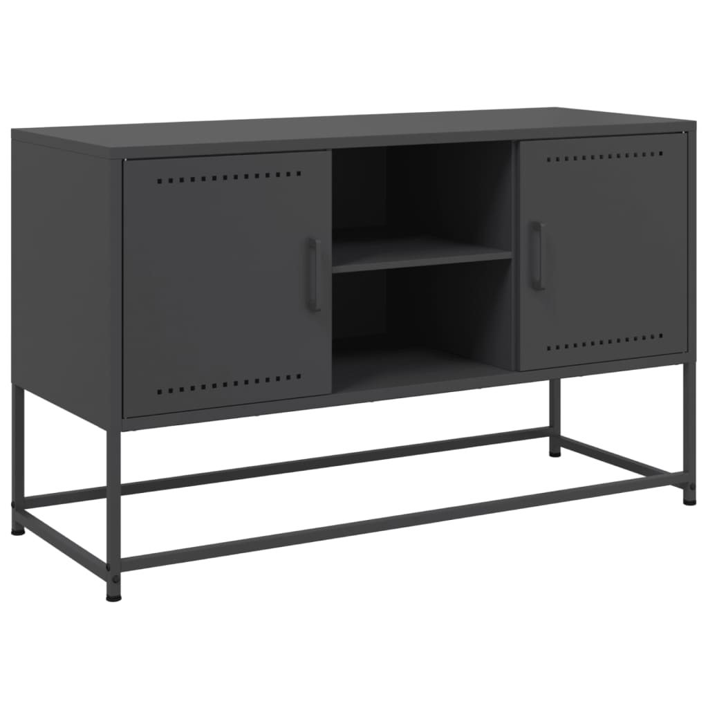 Hoge kast 36x39x123 cm staal zwart is nu te koop bij PeponiXL, paradijselijk wonen!