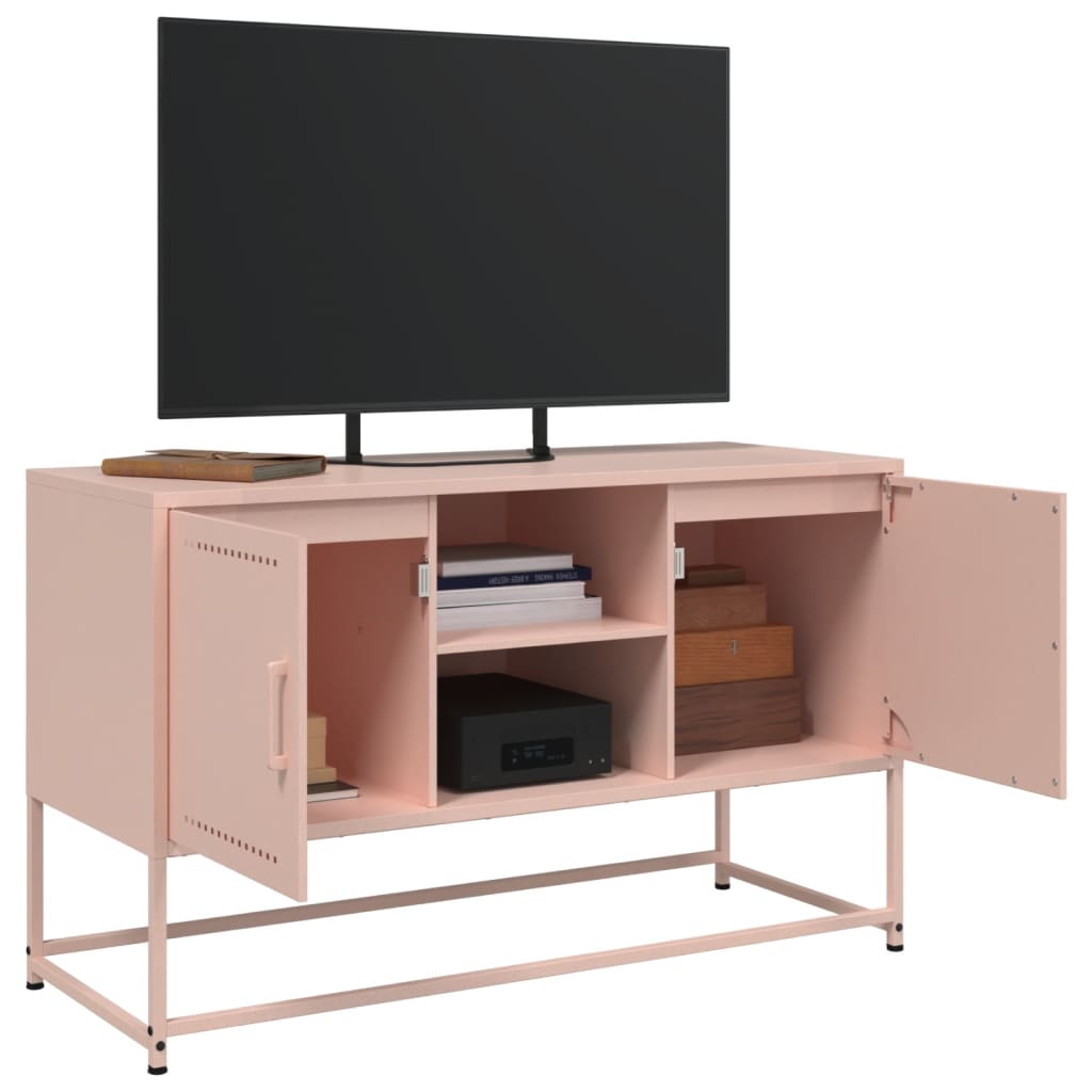 Hoge kast 36x39x123 cm staal roze is nu te koop bij PeponiXL, paradijselijk wonen!