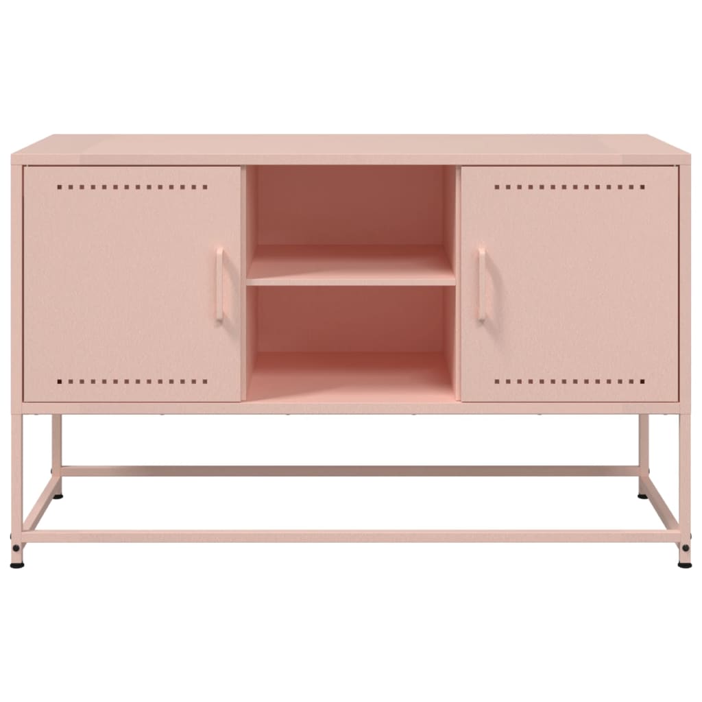 Hoge kast 36x39x123 cm staal roze is nu te koop bij PeponiXL, paradijselijk wonen!