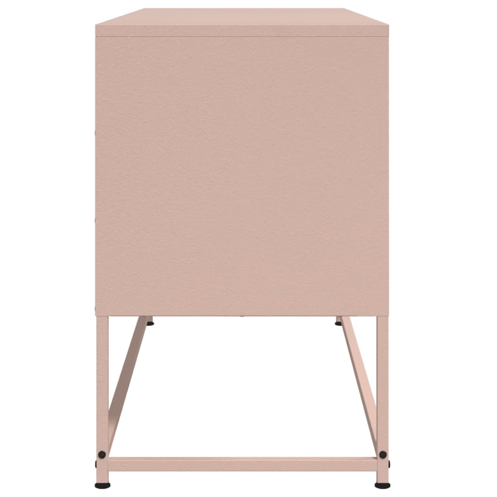 Hoge kast 36x39x123 cm staal roze is nu te koop bij PeponiXL, paradijselijk wonen!
