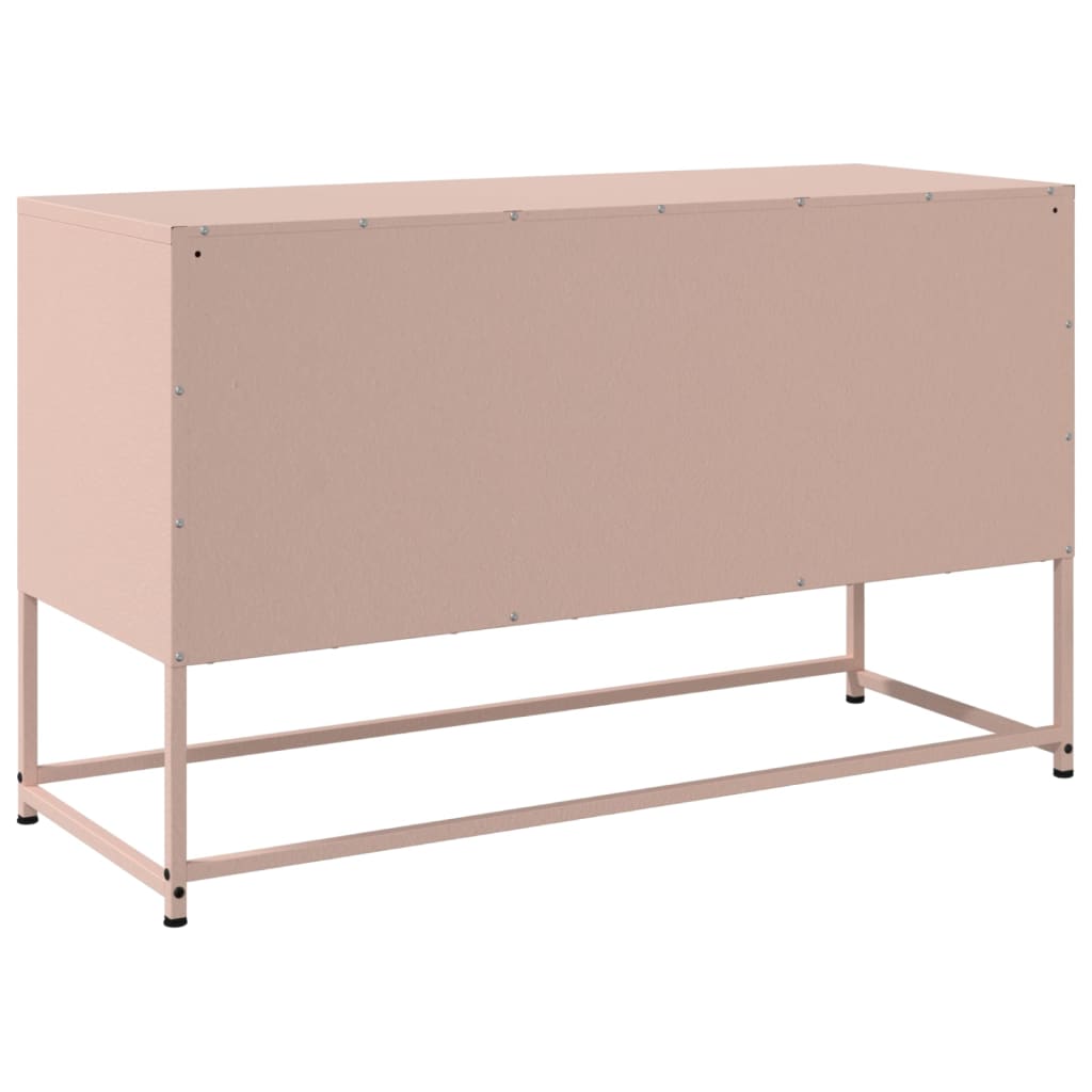 Hoge kast 36x39x123 cm staal roze is nu te koop bij PeponiXL, paradijselijk wonen!