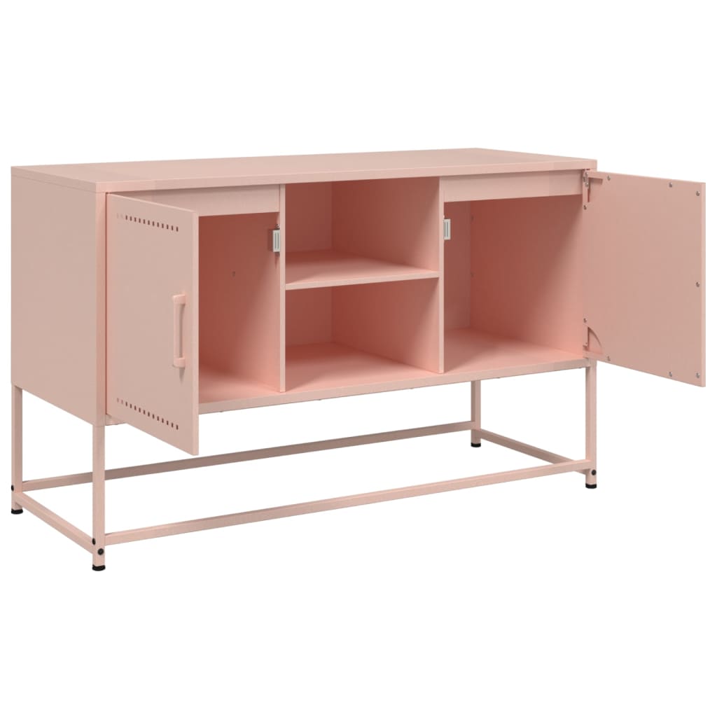 Hoge kast 36x39x123 cm staal roze is nu te koop bij PeponiXL, paradijselijk wonen!