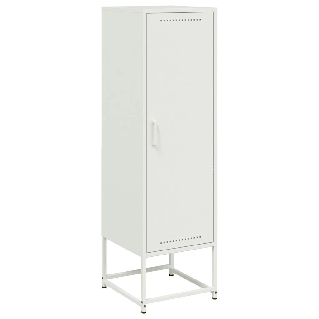 Hoge kast 36x39x123 cm staal wit is nu te koop bij PeponiXL, paradijselijk wonen!