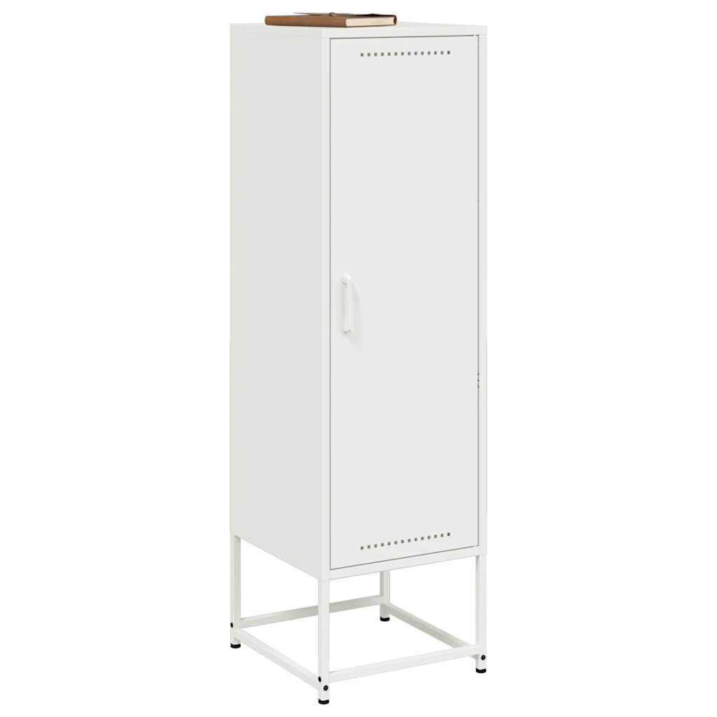 Hoge kast 36x39x123 cm staal wit is nu te koop bij PeponiXL, paradijselijk wonen!
