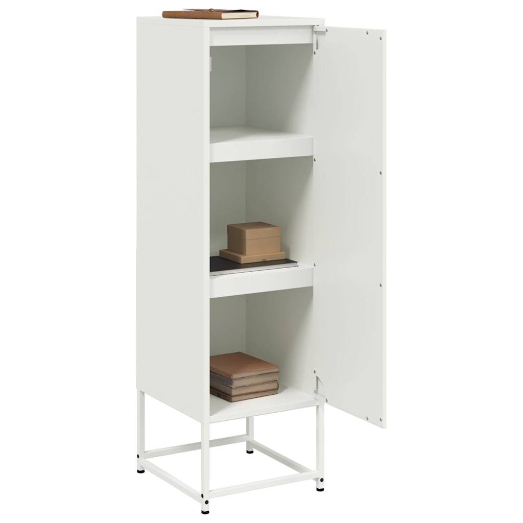 Hoge kast 36x39x123 cm staal wit is nu te koop bij PeponiXL, paradijselijk wonen!