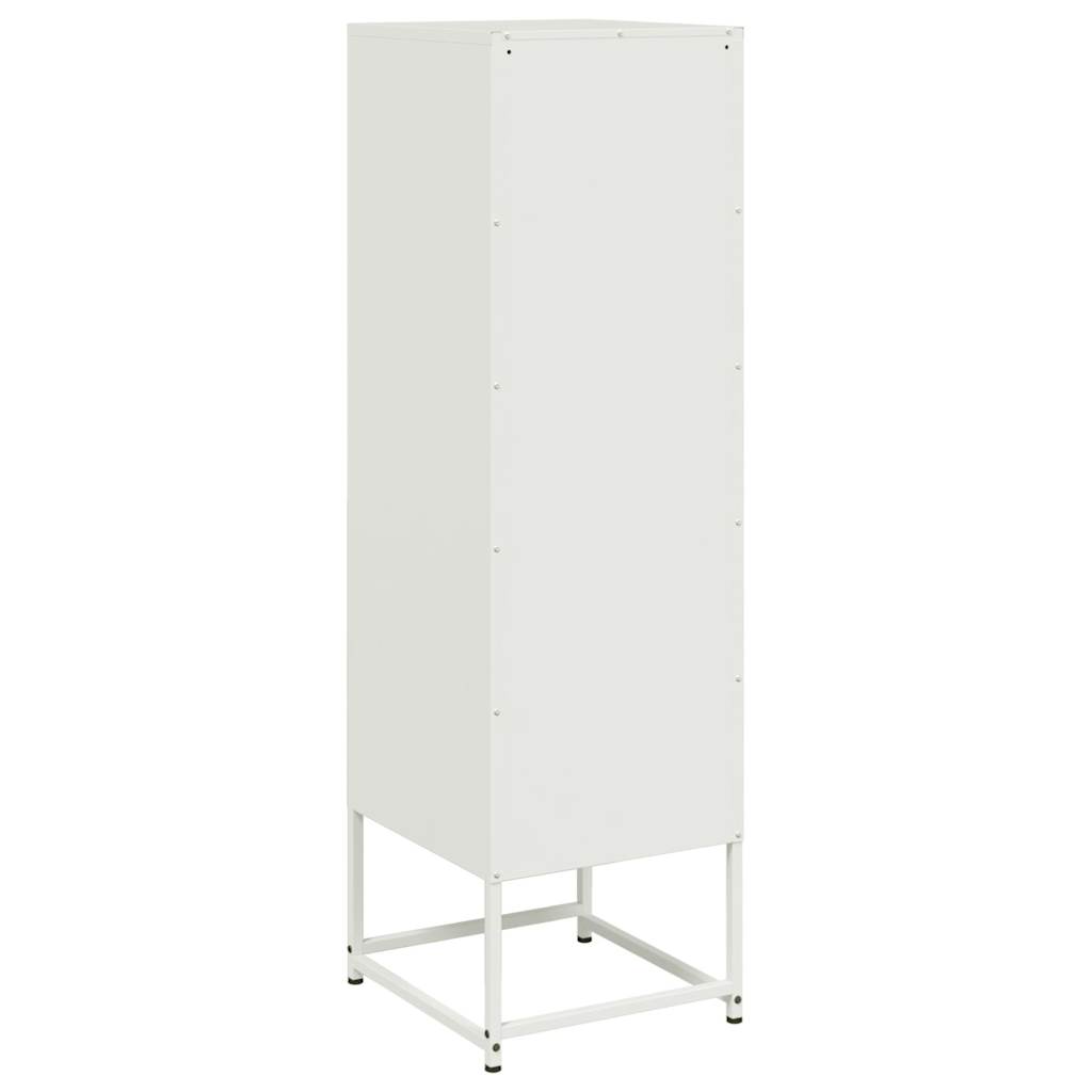 Hoge kast 36x39x123 cm staal wit is nu te koop bij PeponiXL, paradijselijk wonen!