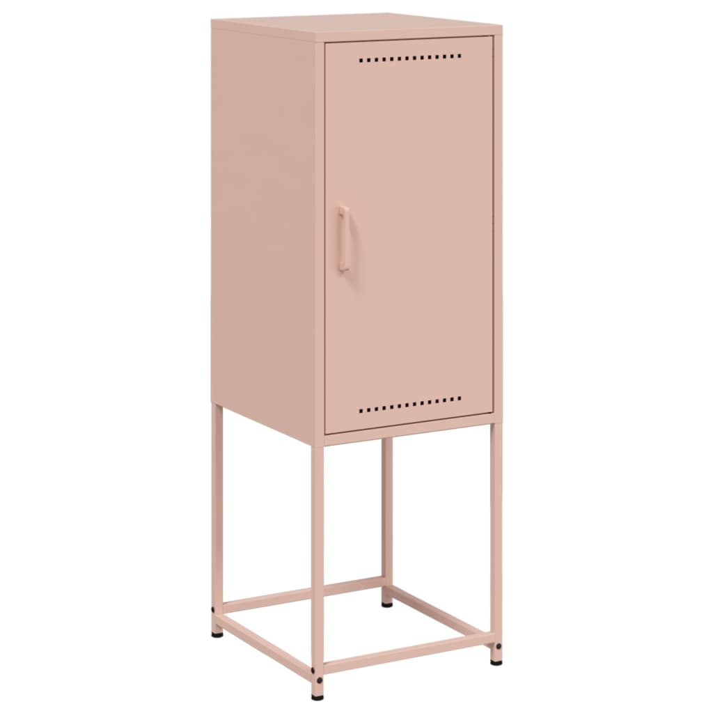 Hoge kast 36x39x107 cm staal roze is nu te koop bij PeponiXL, paradijselijk wonen!