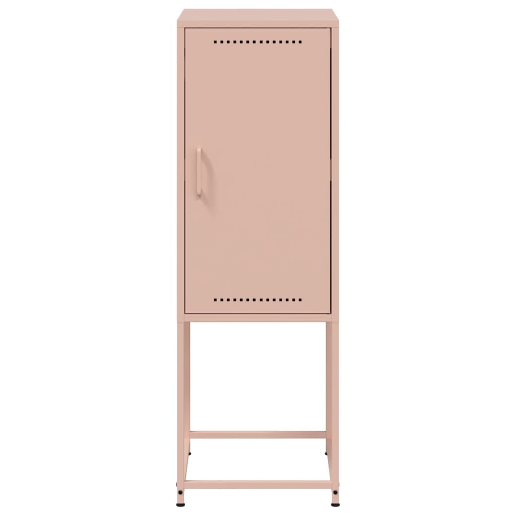 Hoge kast 36x39x107 cm staal roze is nu te koop bij PeponiXL, paradijselijk wonen!
