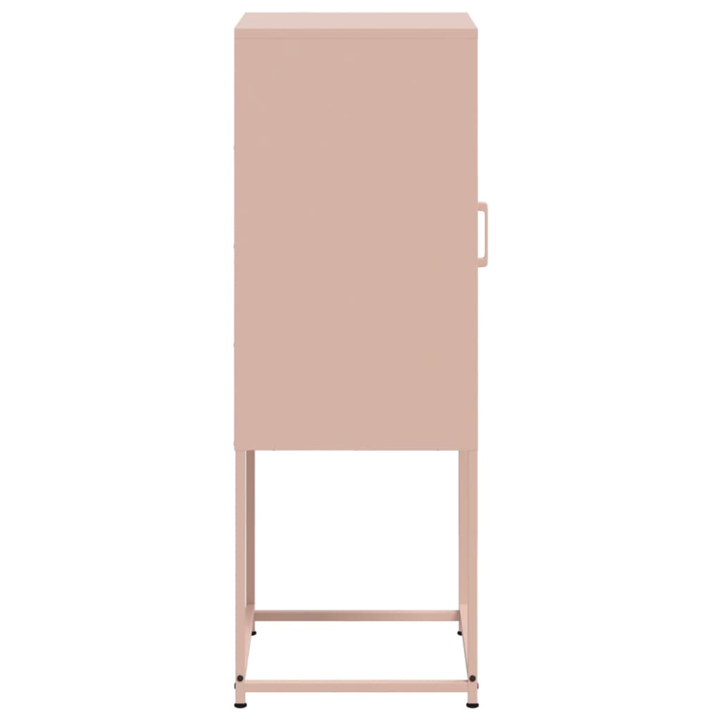 Hoge kast 36x39x107 cm staal roze is nu te koop bij PeponiXL, paradijselijk wonen!