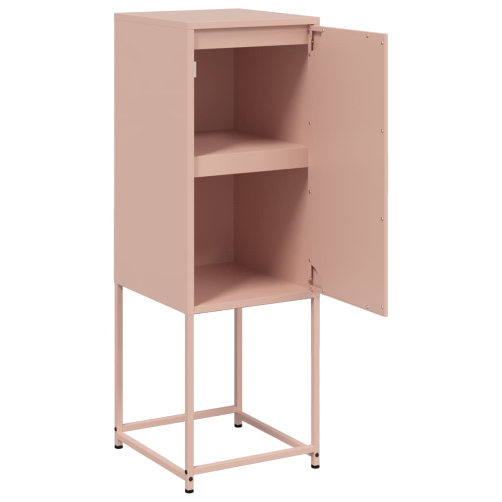 Hoge kast 36x39x107 cm staal roze is nu te koop bij PeponiXL, paradijselijk wonen!
