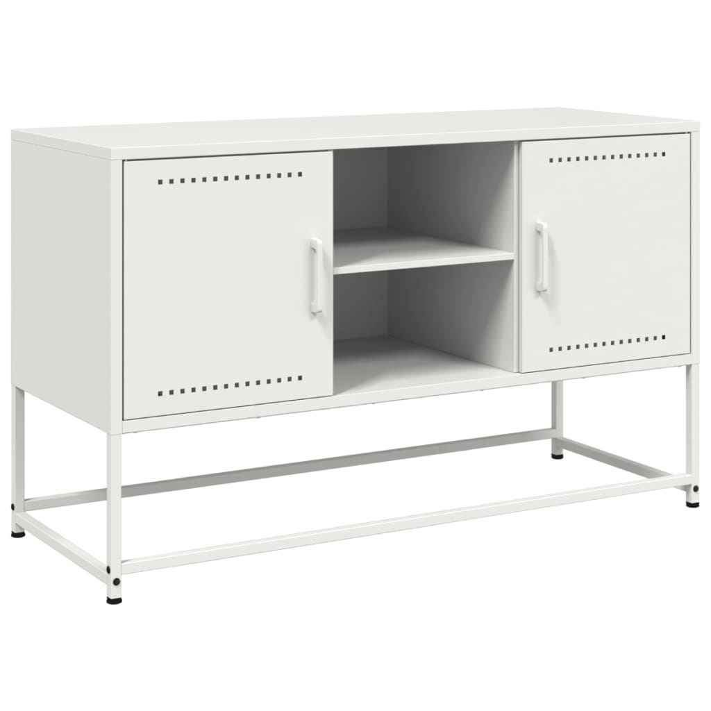 Hoge kast 100,5x39x107 cm staal mosterdgeel is nu te koop bij PeponiXL, paradijselijk wonen!