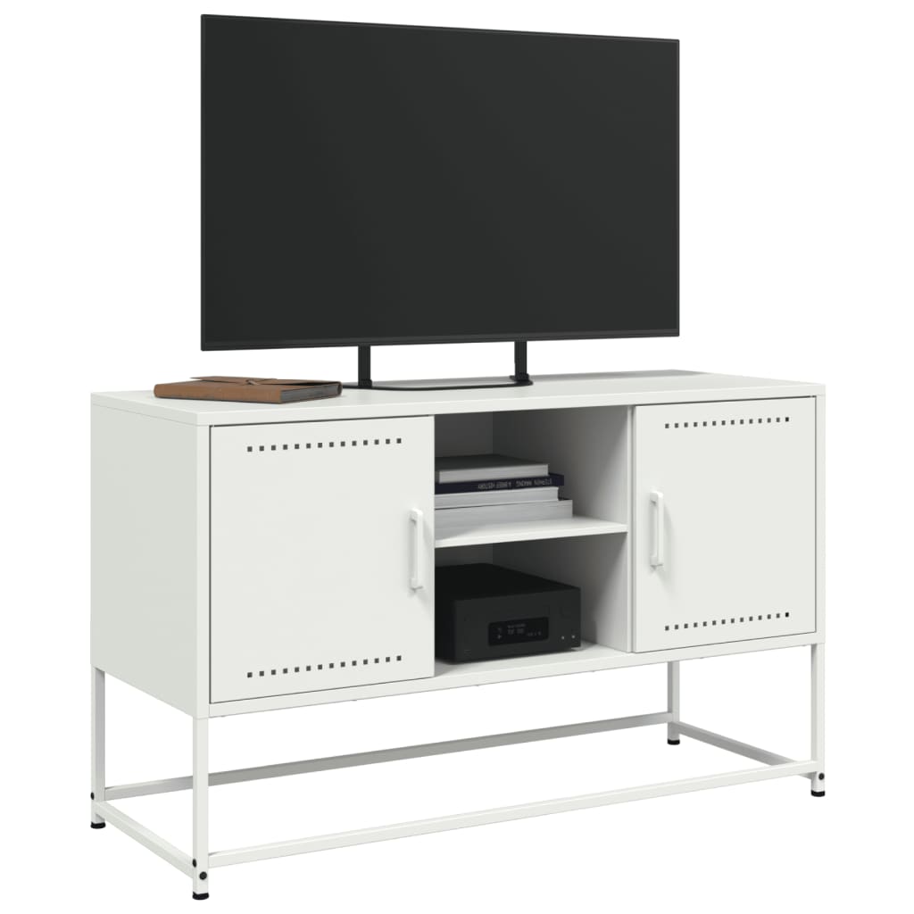 Hoge kast 100,5x39x107 cm staal mosterdgeel is nu te koop bij PeponiXL, paradijselijk wonen!