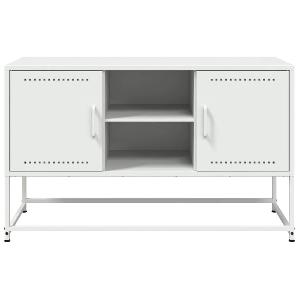 Hoge kast 100,5x39x107 cm staal mosterdgeel is nu te koop bij PeponiXL, paradijselijk wonen!