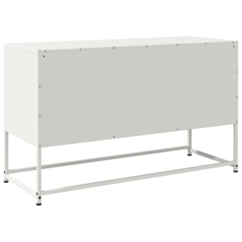Hoge kast 100,5x39x107 cm staal mosterdgeel is nu te koop bij PeponiXL, paradijselijk wonen!