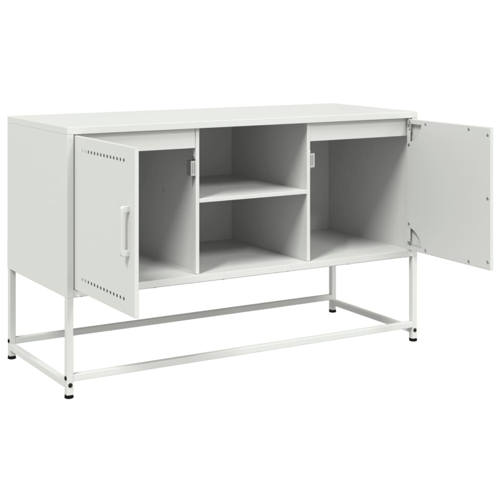 Hoge kast 100,5x39x107 cm staal mosterdgeel is nu te koop bij PeponiXL, paradijselijk wonen!