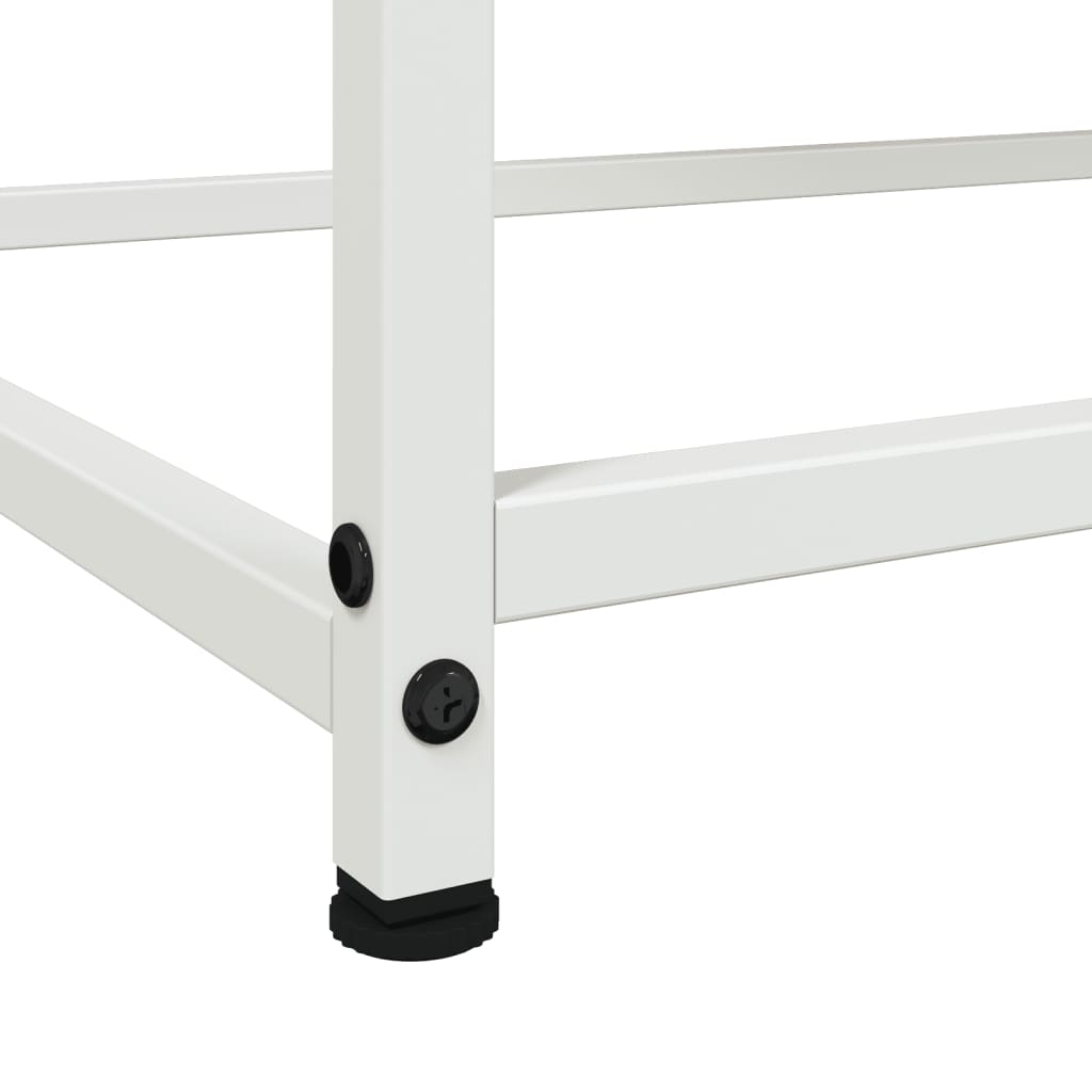 Dressoir 100,5x39x107 cm staal wit is nu te koop bij PeponiXL, paradijselijk wonen!