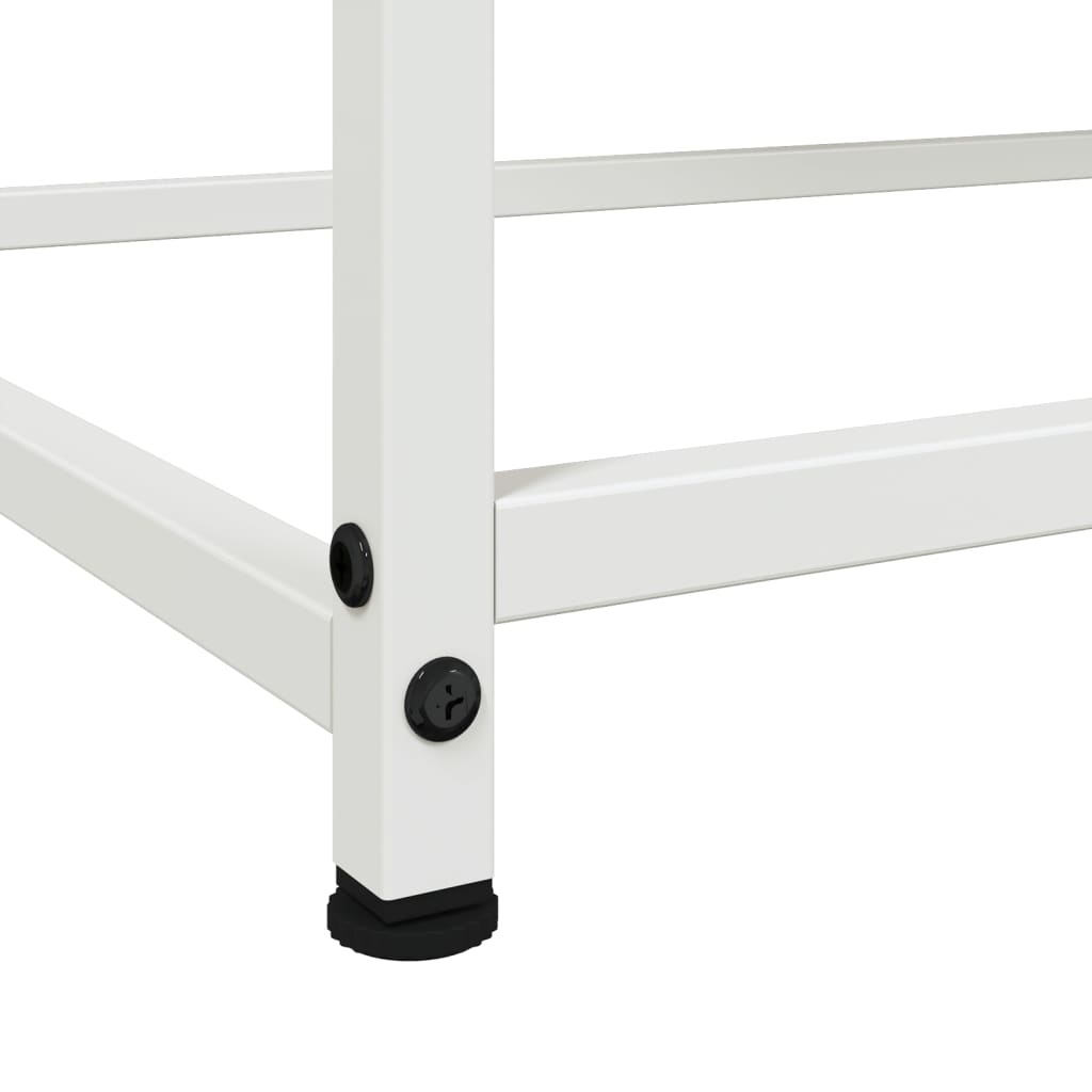 Dressoir 100,5x39x107 cm staal wit is nu te koop bij PeponiXL, paradijselijk wonen!