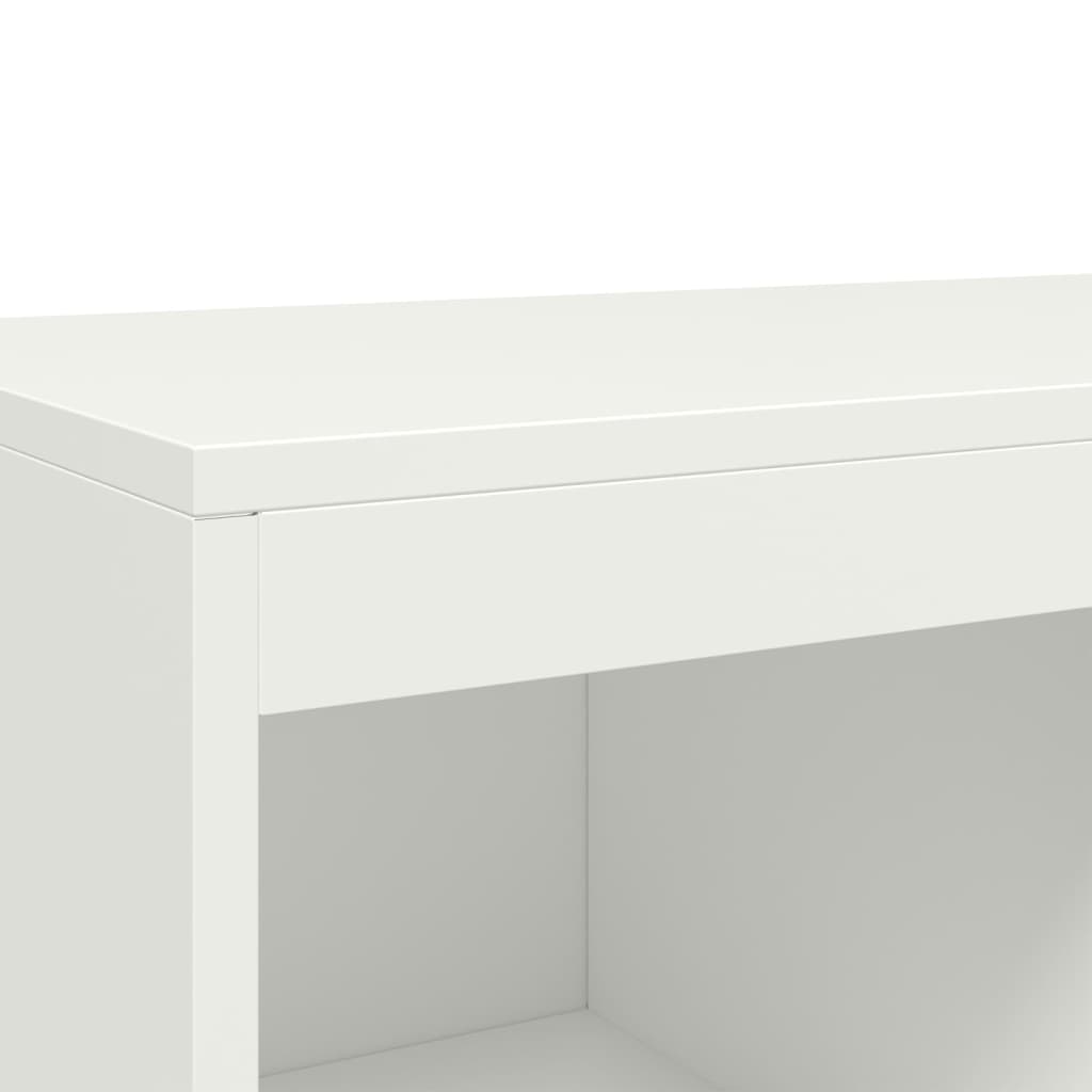 Hoge kast 68x39x111,5 cm staal wit is nu te koop bij PeponiXL, paradijselijk wonen!