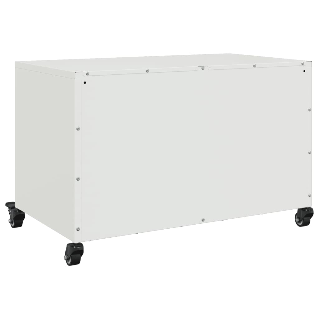 Tv-meubel 68x39x43,5 cm staal wit is nu te koop bij PeponiXL, paradijselijk wonen!