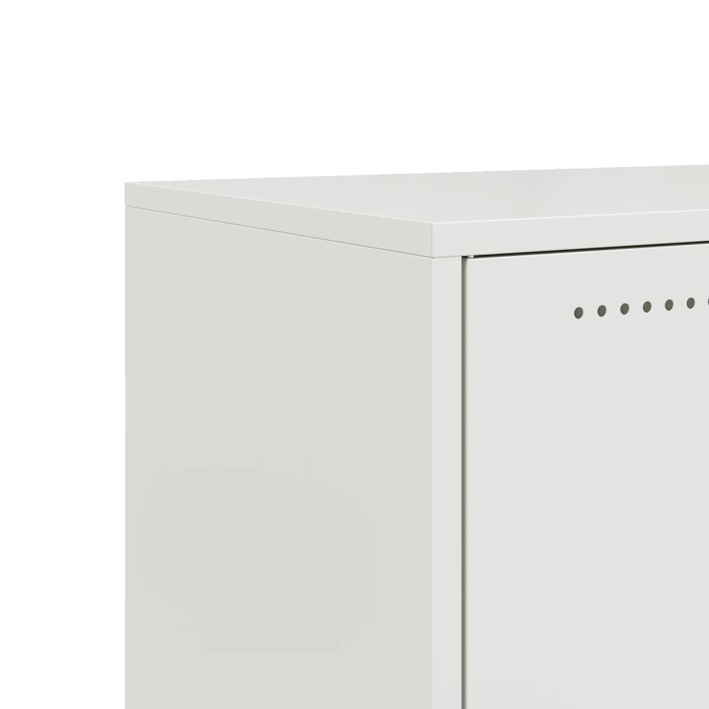 Tv-meubel 68x39x43,5 cm staal wit is nu te koop bij PeponiXL, paradijselijk wonen!