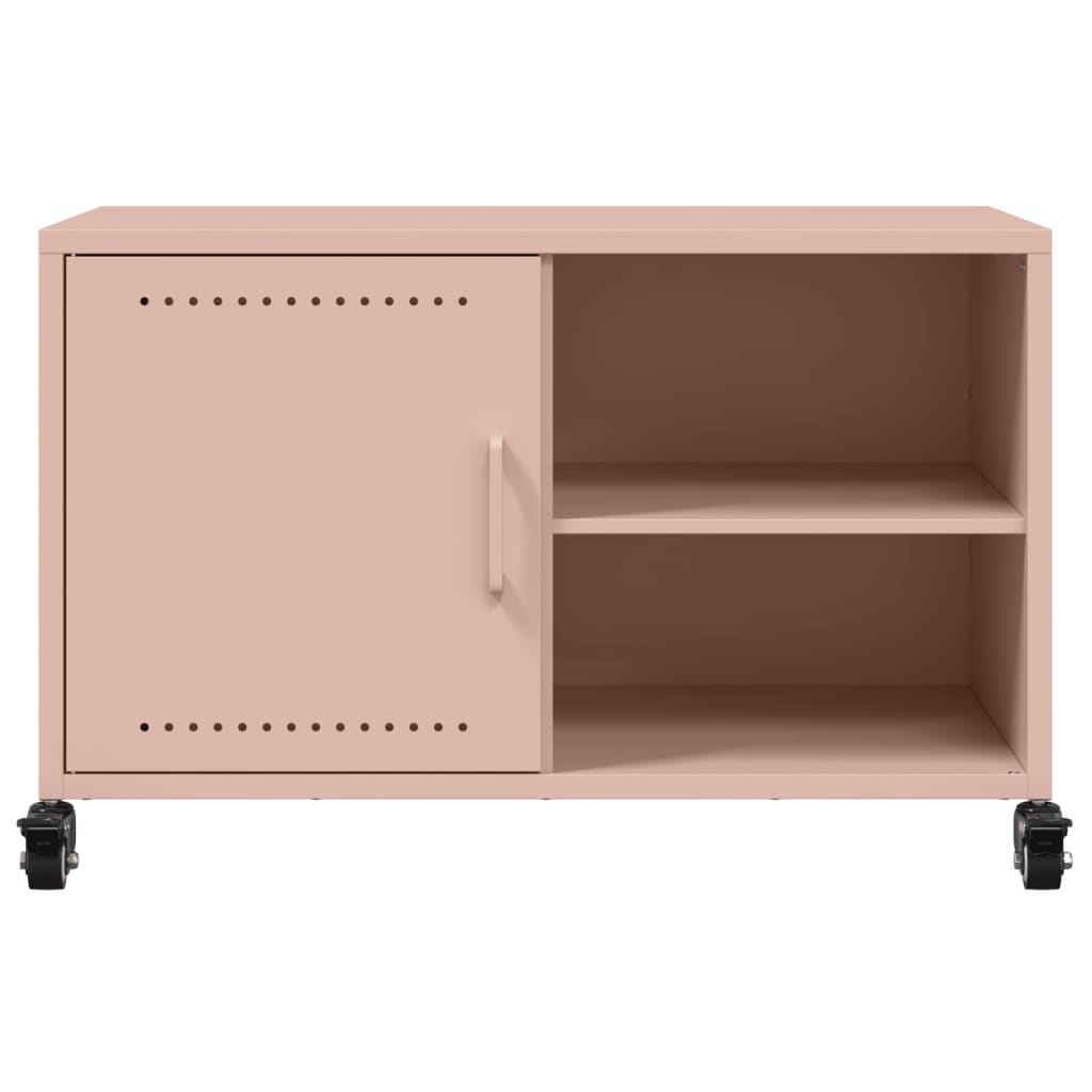 Tv-meubel 68x39x43,5 cm staal roze is nu te koop bij PeponiXL, paradijselijk wonen!