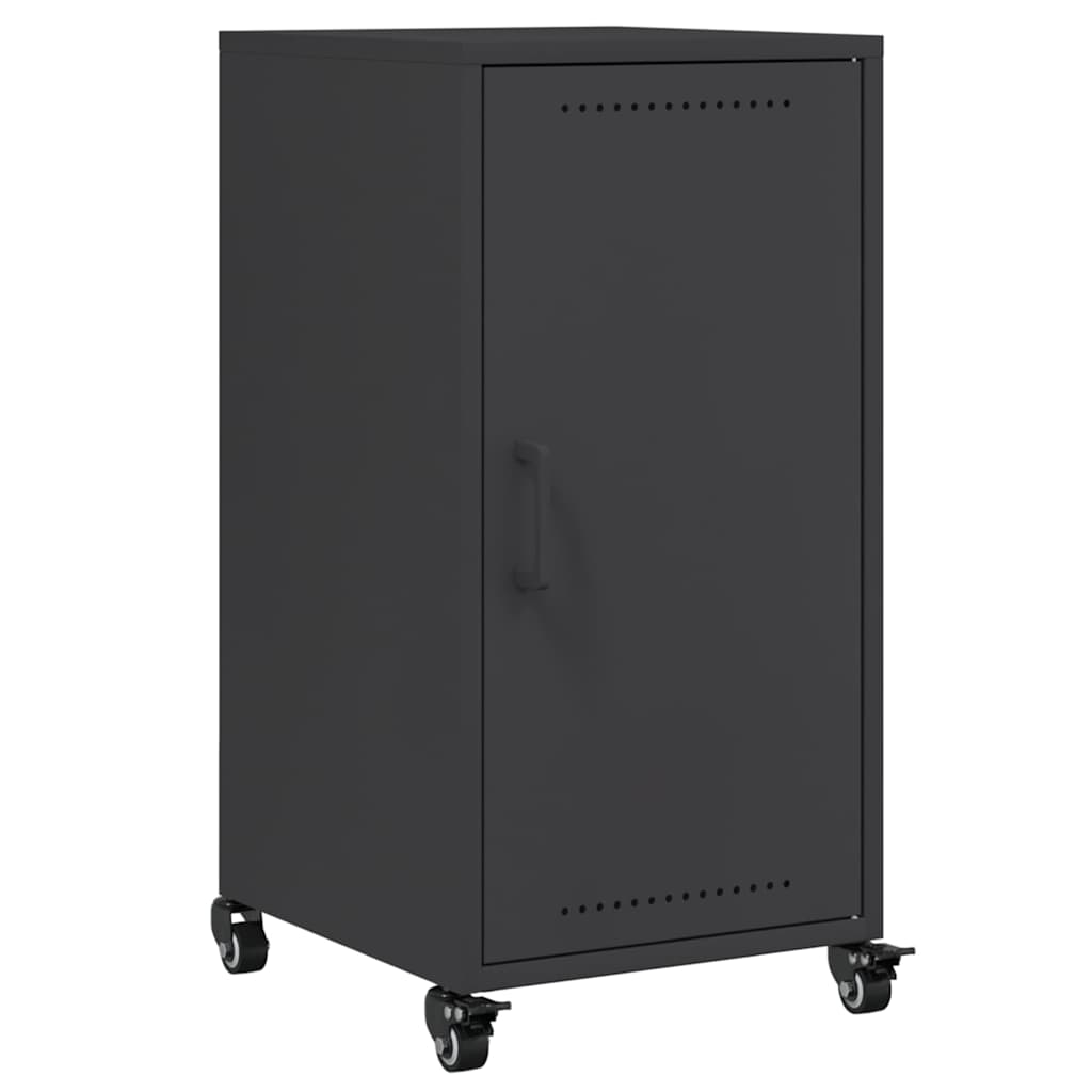 Dressoir 36x39x72 cm staal zwart
