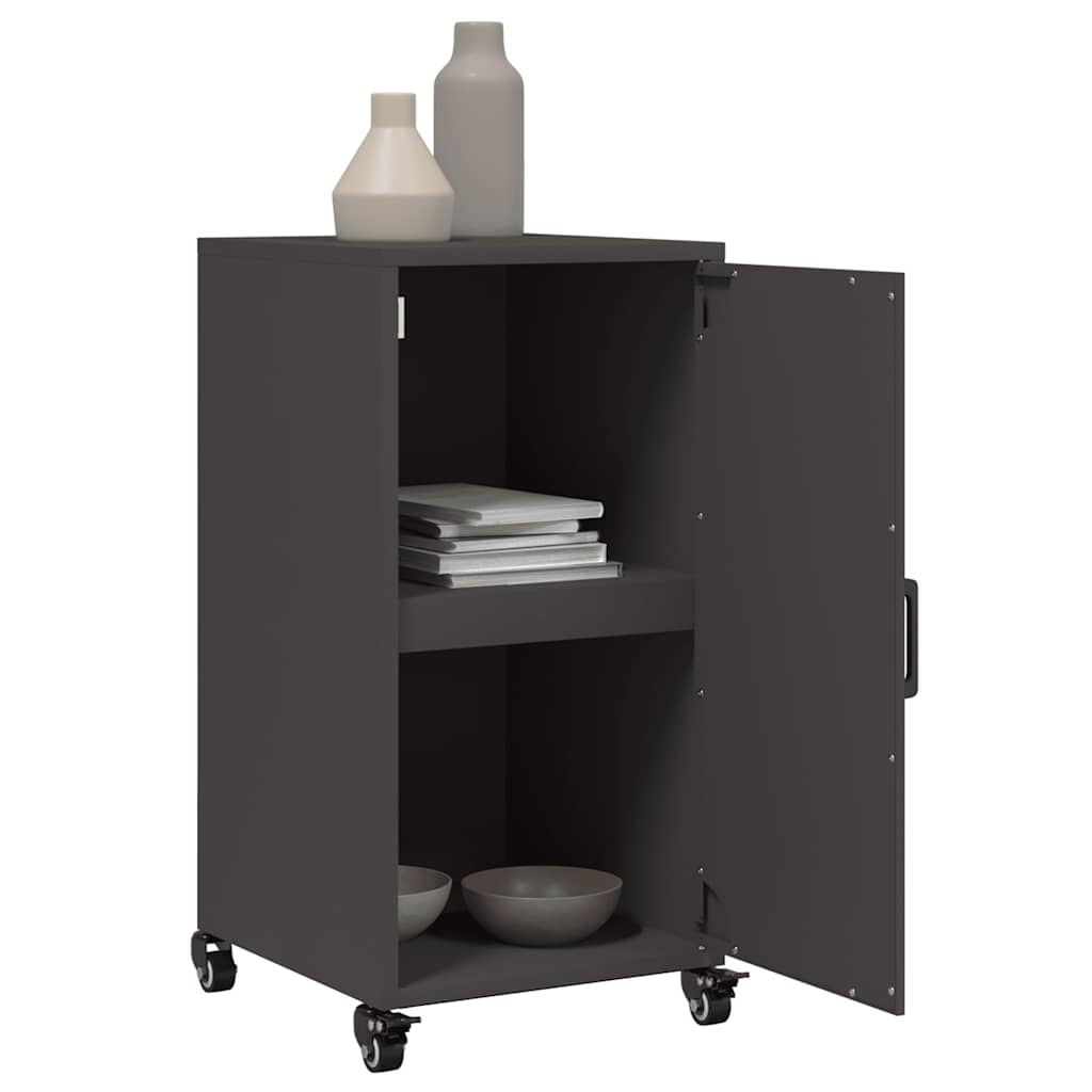 Dressoir 36x39x72 cm staal zwart