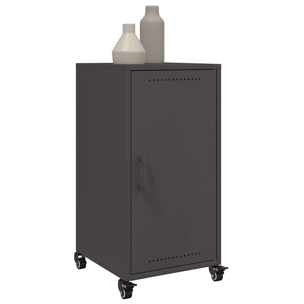 Dressoir 36x39x72 cm staal zwart