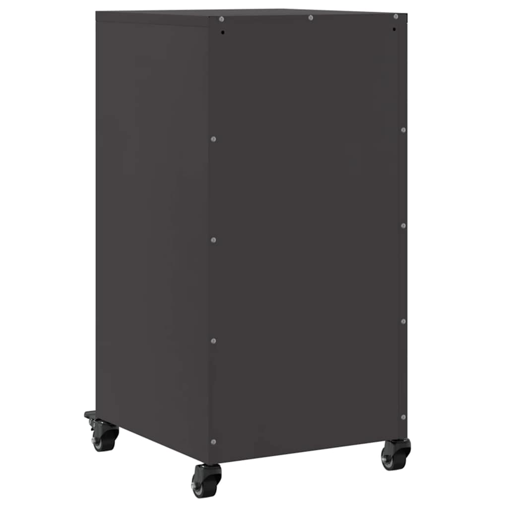 Dressoir 36x39x72 cm staal zwart