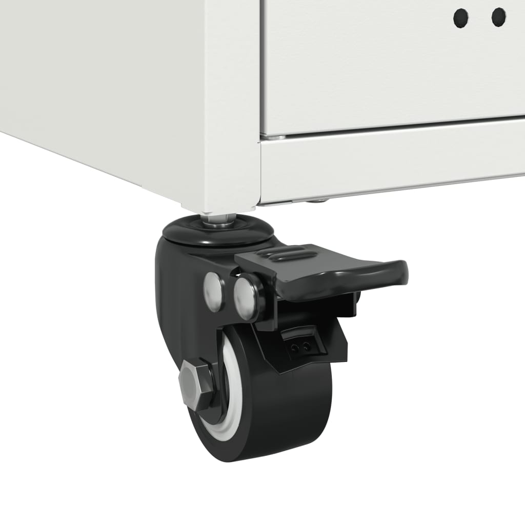 Tv-meubel 100,5x39x43,5 cm staal wit is nu te koop bij PeponiXL, paradijselijk wonen!