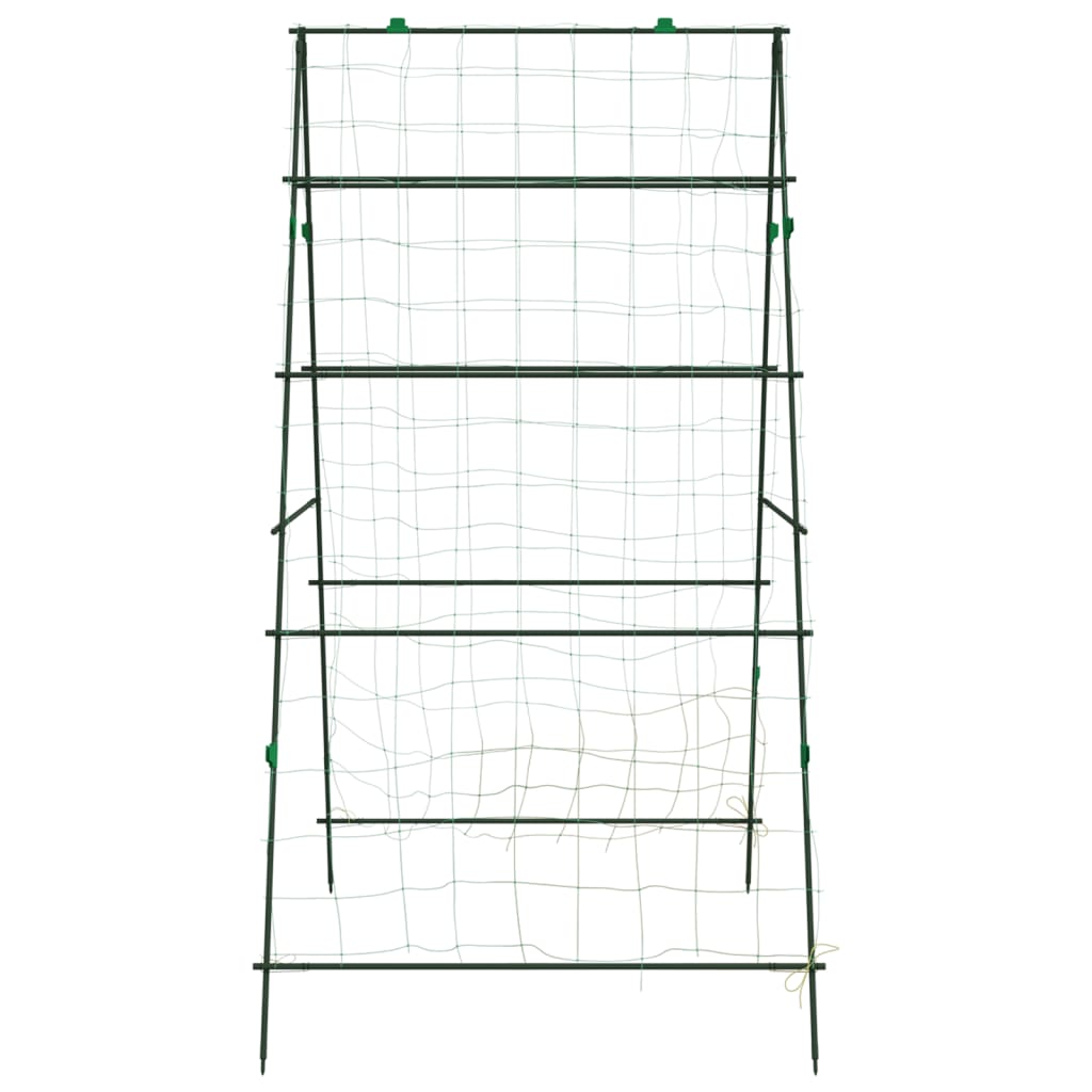 Plantenklimrek A-frame 99x90x175,5 cm staal is nu te koop bij PeponiXL, paradijselijk wonen!