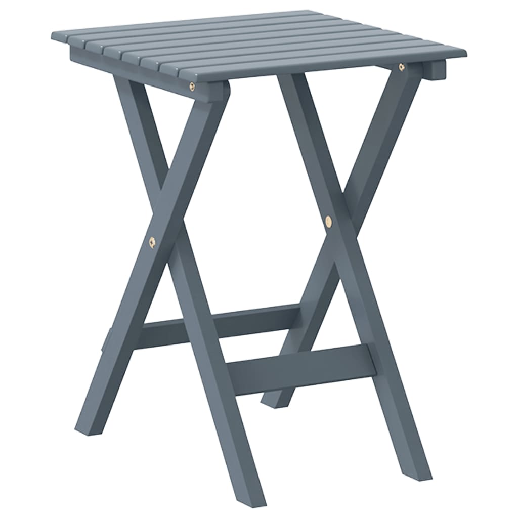 Schommelstoel met inklapbare tafel massief populierenhout grijs is nu te koop bij PeponiXL, paradijselijk wonen!