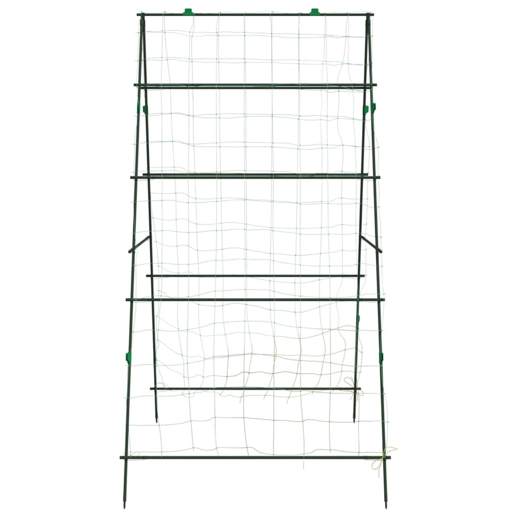 Plantenklimrekken 2 st A-frame staal is nu te koop bij PeponiXL, paradijselijk wonen!