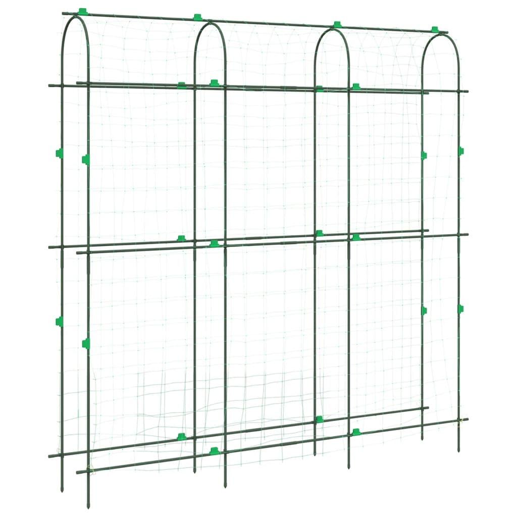 Plantenklimrekken 2 st U-frame staal is nu te koop bij PeponiXL, paradijselijk wonen!