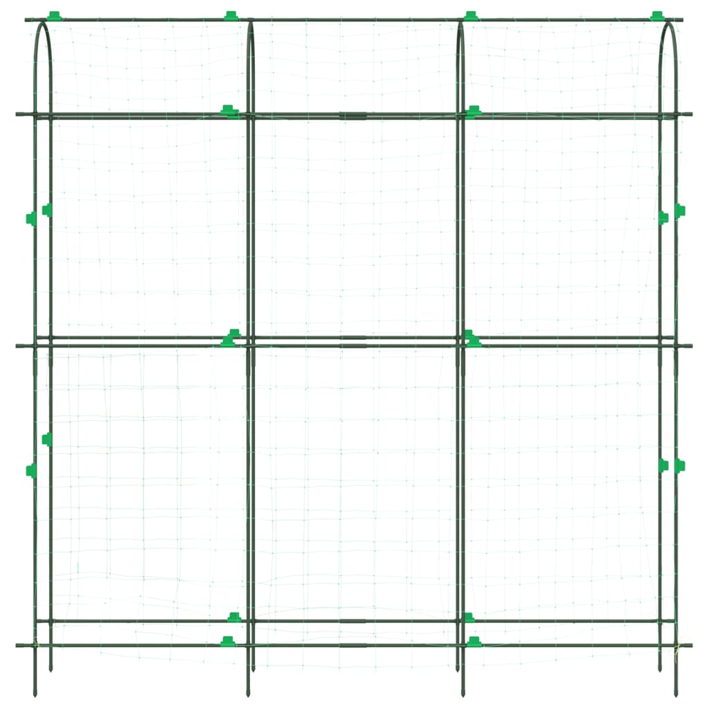 Plantenklimrekken 2 st U-frame staal is nu te koop bij PeponiXL, paradijselijk wonen!