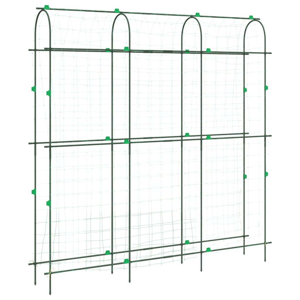 Plantenklimrekken 2 st U-frame staal is nu te koop bij PeponiXL, paradijselijk wonen!