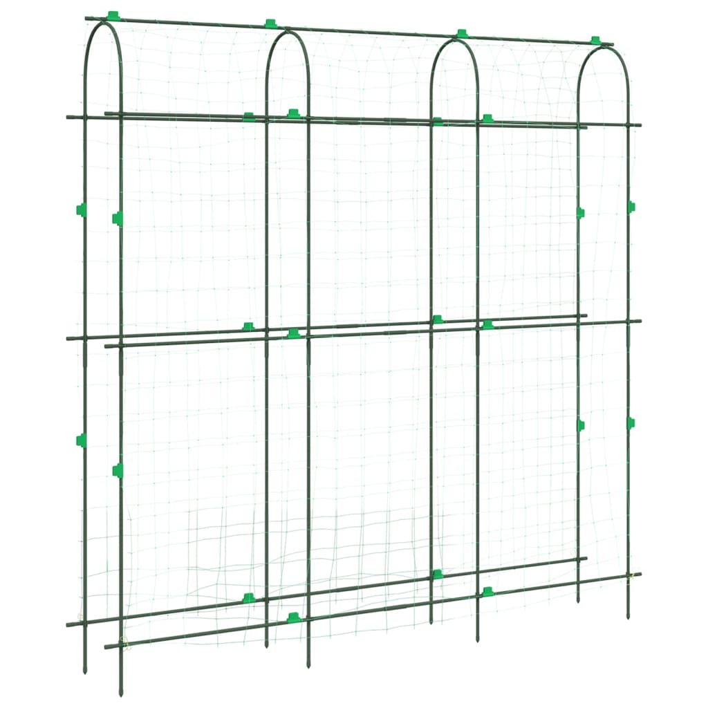 Plantenklimrekken 3 st U-frame staal is nu te koop bij PeponiXL, paradijselijk wonen!