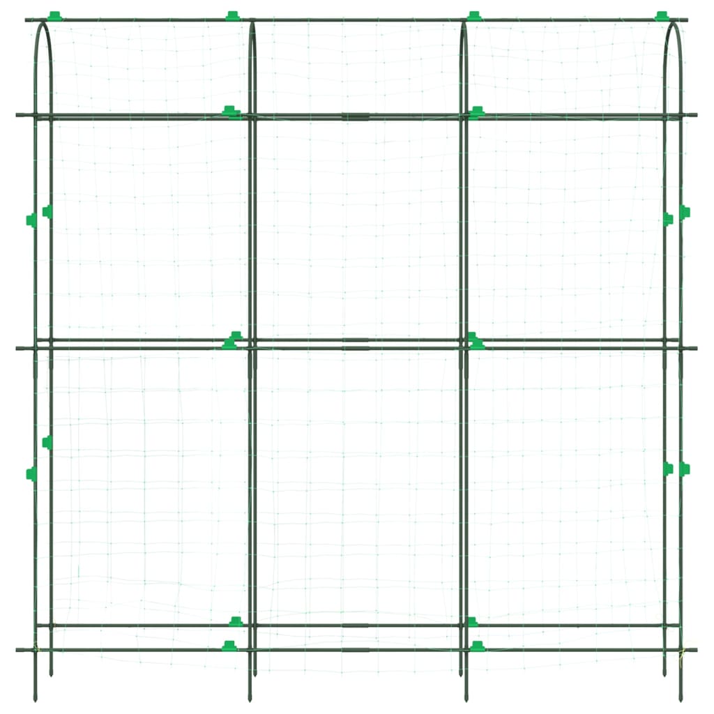 Plantenklimrekken 3 st U-frame staal is nu te koop bij PeponiXL, paradijselijk wonen!