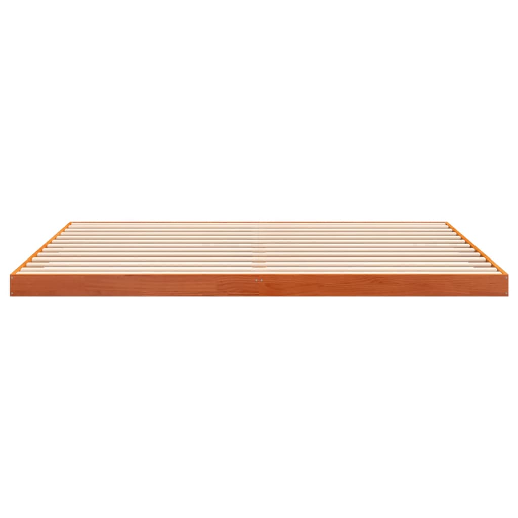 Bedframe massief grenenhout wasbruin 180x200 cm is nu te koop bij PeponiXL, paradijselijk wonen!