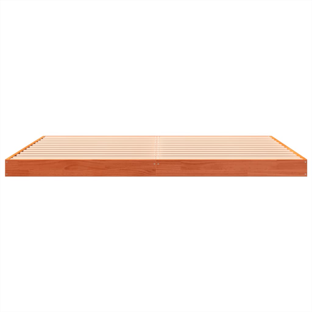 Bedframe massief grenenhout wasbruin 150x200 cm is nu te koop bij PeponiXL, paradijselijk wonen!