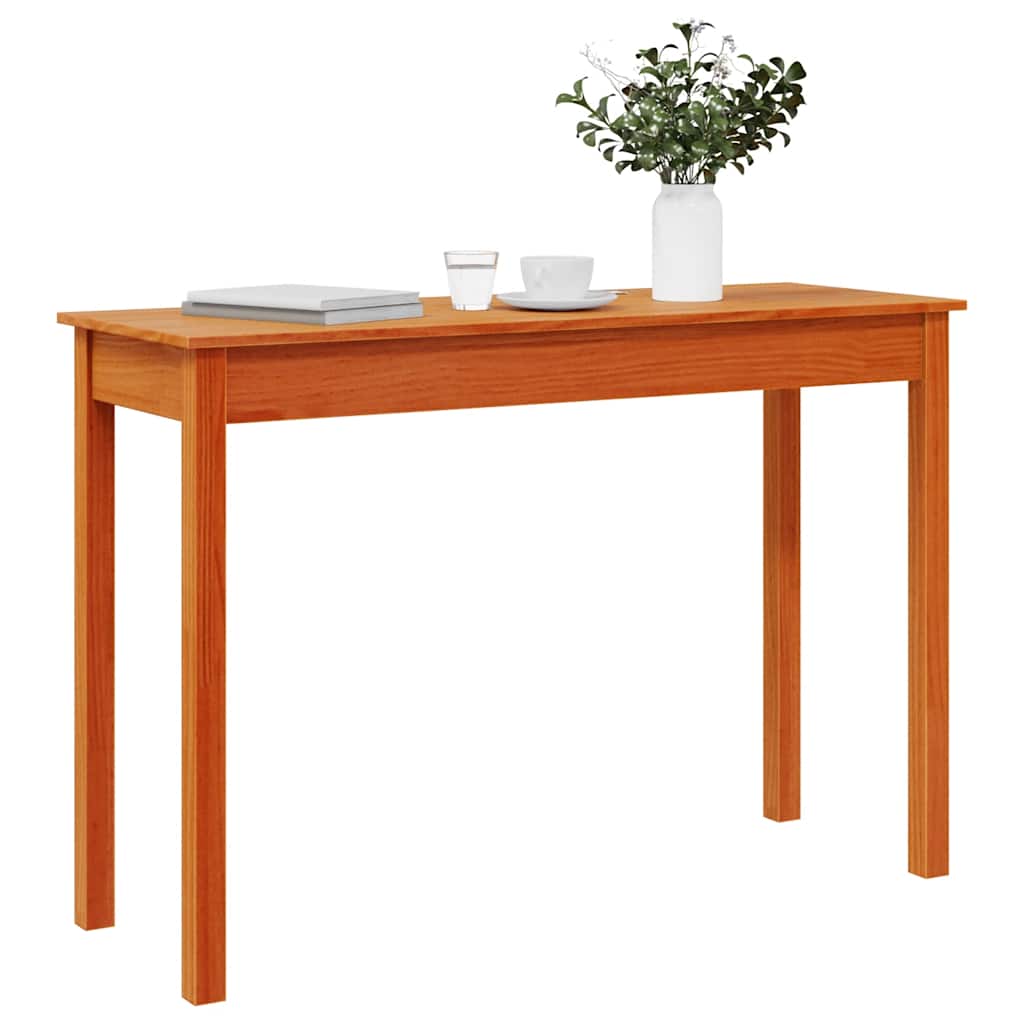 Wandkast 110x40x75 cm massief grenenhout wasbruin is nu te koop bij PeponiXL, paradijselijk wonen!