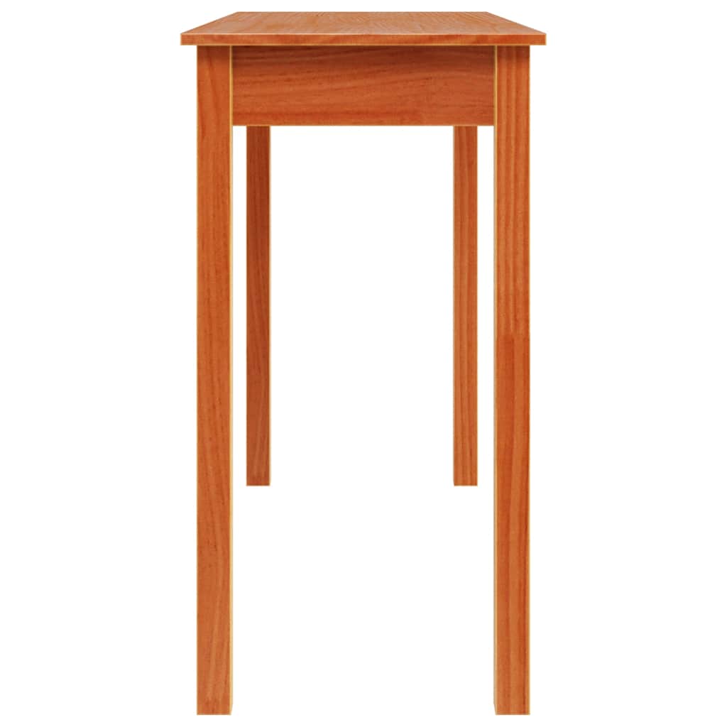 Wandkast 110x40x75 cm massief grenenhout wasbruin is nu te koop bij PeponiXL, paradijselijk wonen!