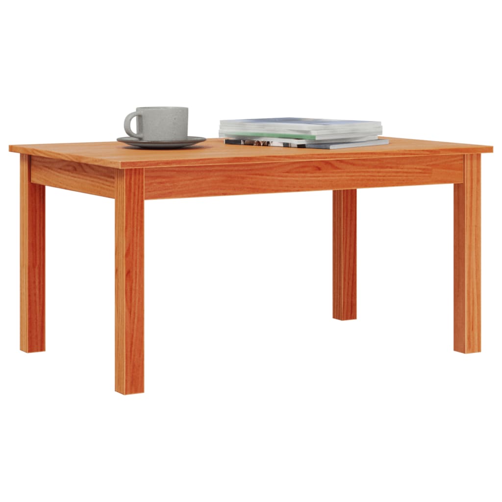 Salontafel 80x50x40 cm massief grenenhout wasbruin is nu te koop bij PeponiXL, paradijselijk wonen!