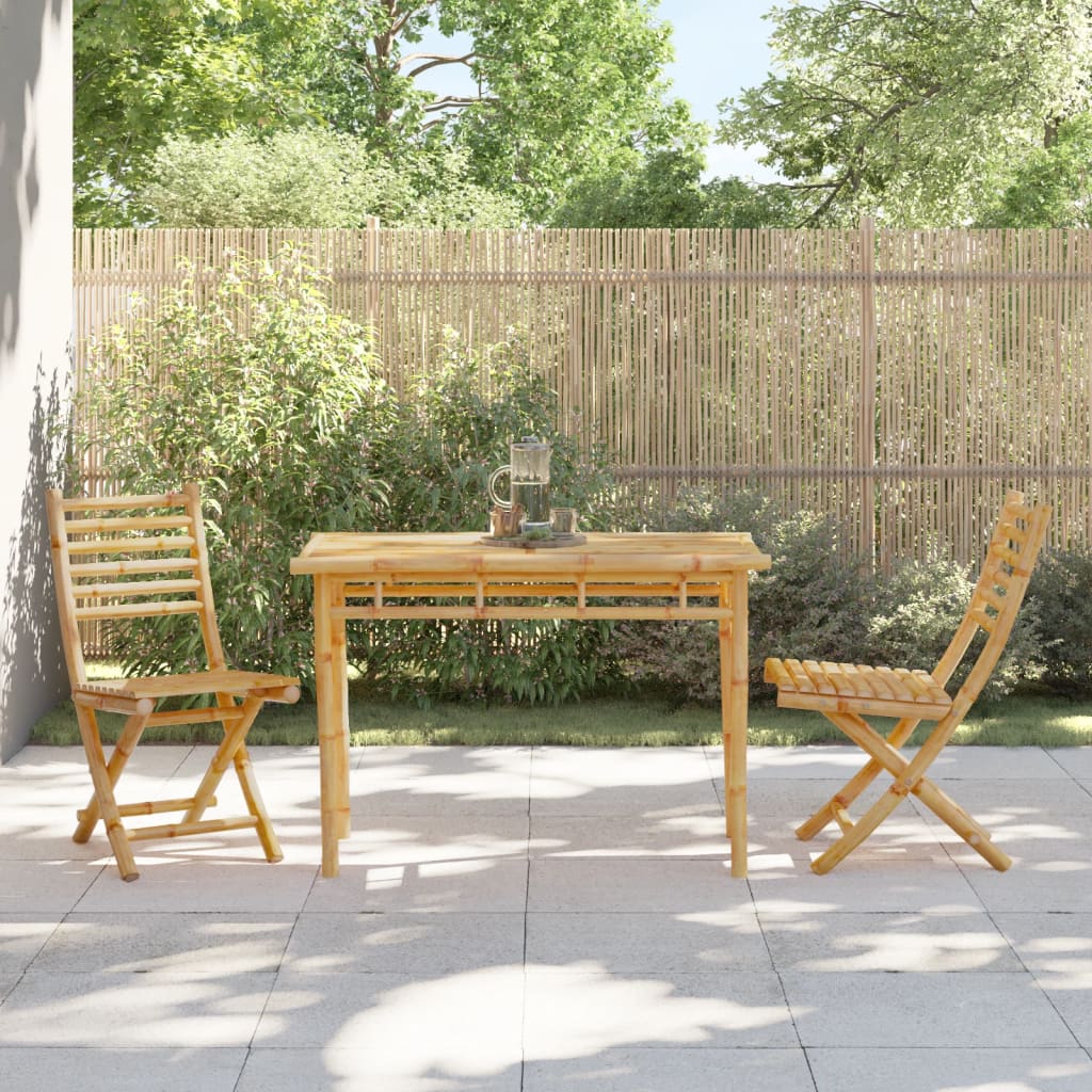 Tuintafel 110x55x75 cm bamboe is nu te koop bij PeponiXL, paradijselijk wonen!