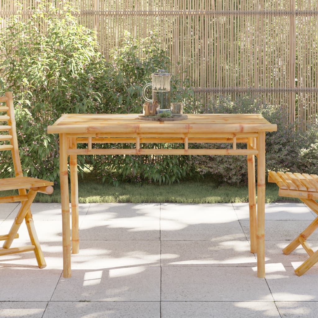 Tuintafel 110x55x75 cm bamboe is nu te koop bij PeponiXL, paradijselijk wonen!